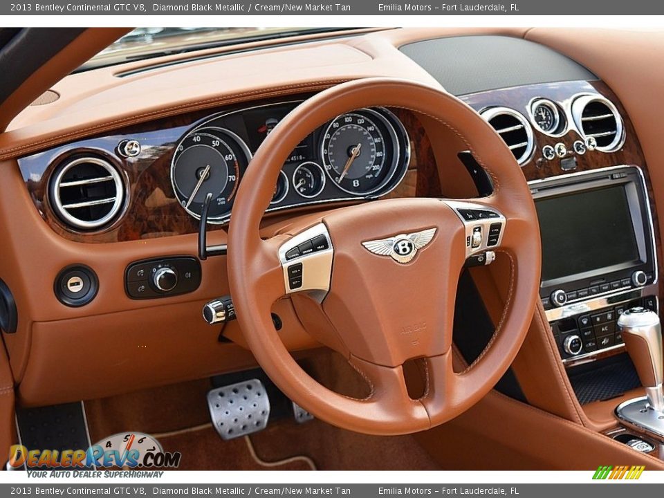 2013 Bentley Continental GTC V8  Steering Wheel Photo #26