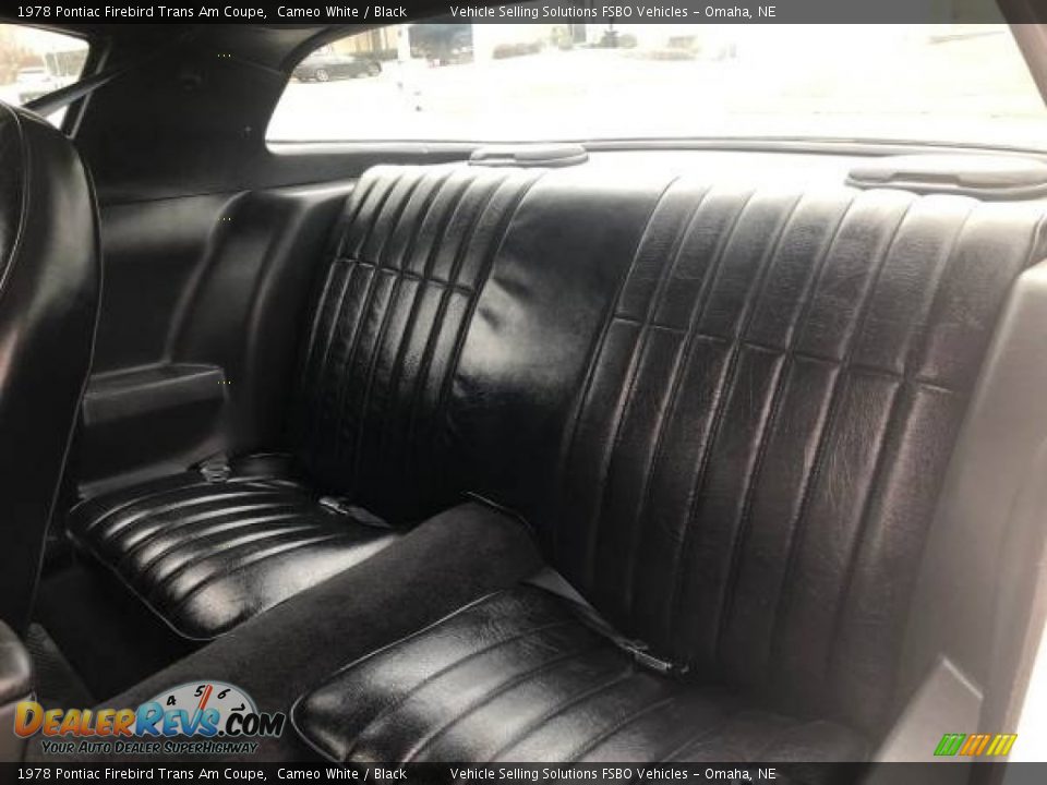 Rear Seat of 1978 Pontiac Firebird Trans Am Coupe Photo #4