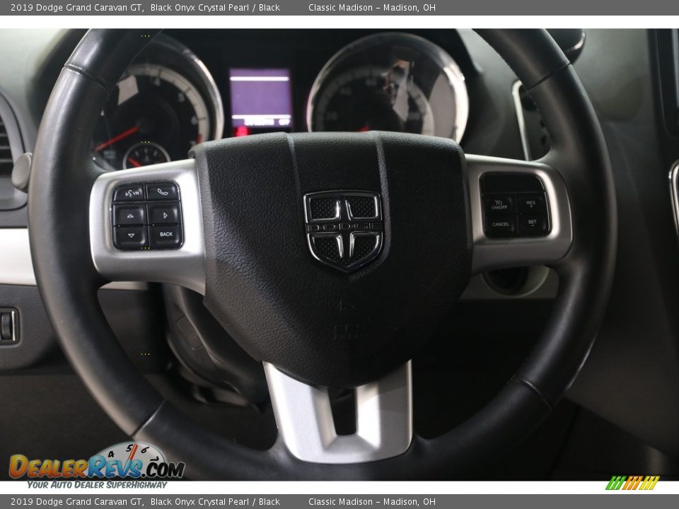 2019 Dodge Grand Caravan GT Black Onyx Crystal Pearl / Black Photo #7