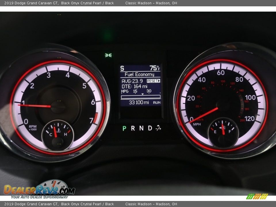 2019 Dodge Grand Caravan GT Black Onyx Crystal Pearl / Black Photo #8