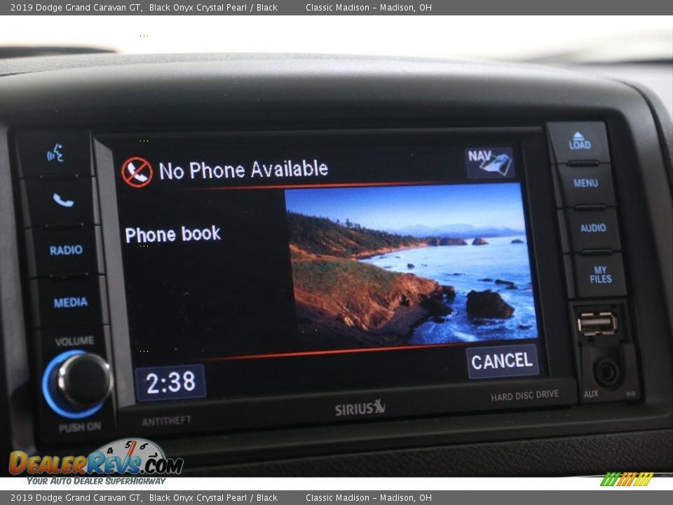 2019 Dodge Grand Caravan GT Black Onyx Crystal Pearl / Black Photo #10