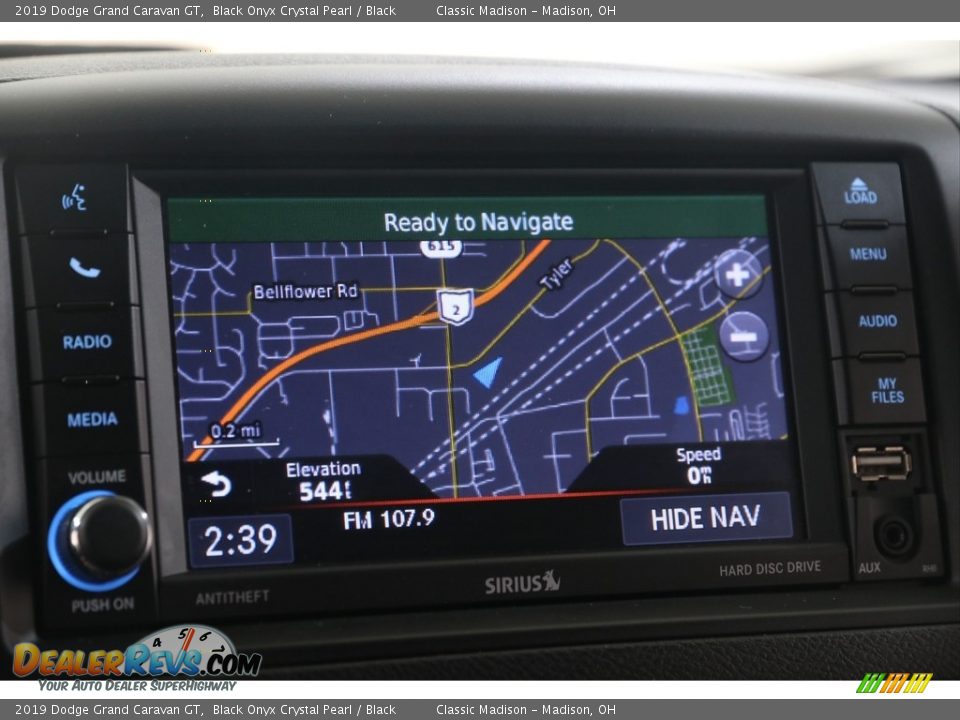 2019 Dodge Grand Caravan GT Black Onyx Crystal Pearl / Black Photo #11