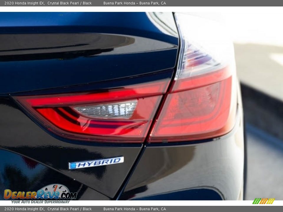 2020 Honda Insight EX Crystal Black Pearl / Black Photo #8