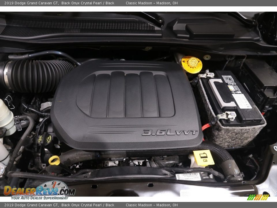 2019 Dodge Grand Caravan GT Black Onyx Crystal Pearl / Black Photo #18