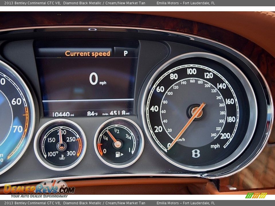 2013 Bentley Continental GTC V8  Gauges Photo #47