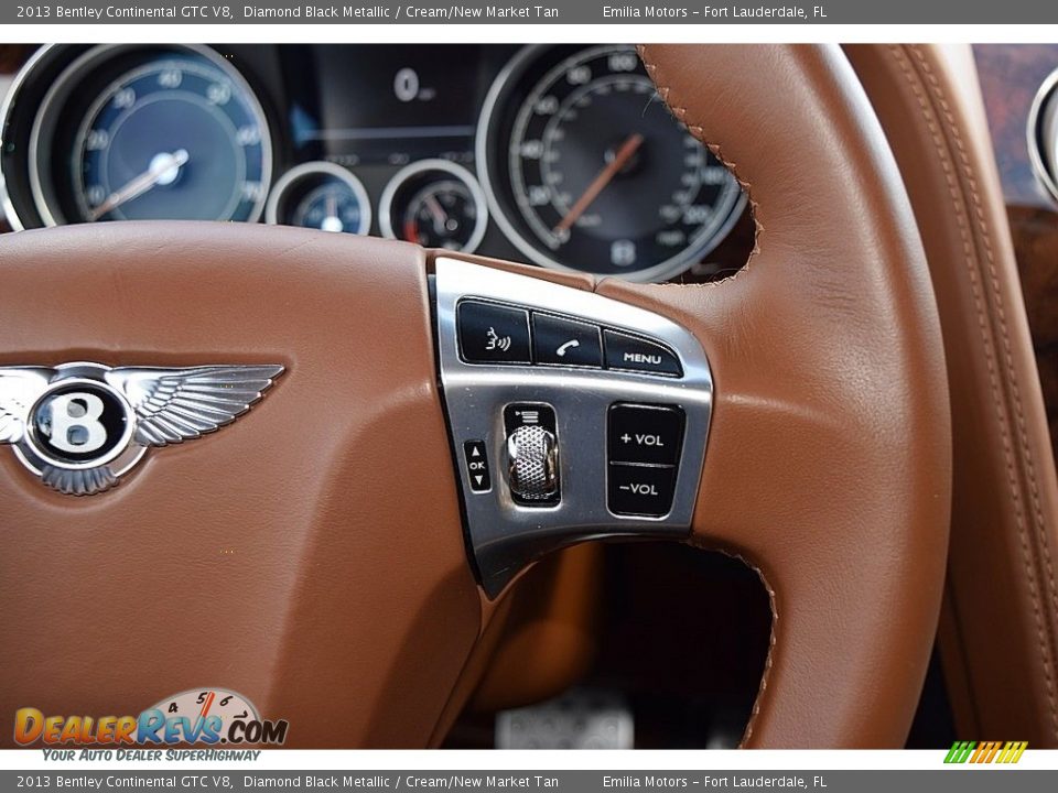2013 Bentley Continental GTC V8  Steering Wheel Photo #50