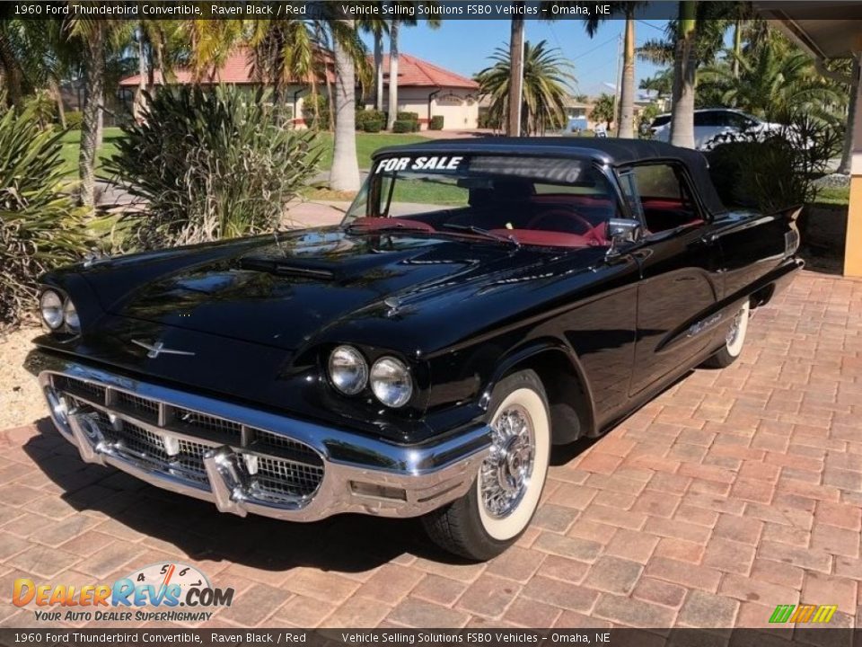 Front 3/4 View of 1960 Ford Thunderbird Convertible Photo #1