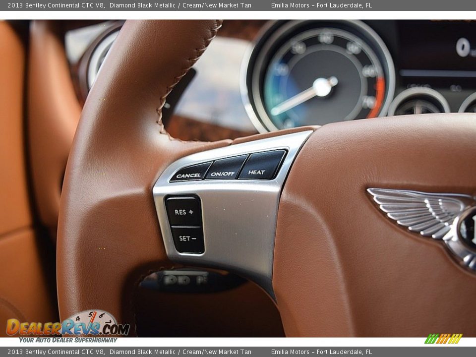 2013 Bentley Continental GTC V8  Steering Wheel Photo #51