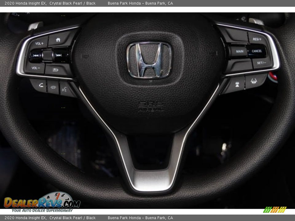2020 Honda Insight EX Crystal Black Pearl / Black Photo #20