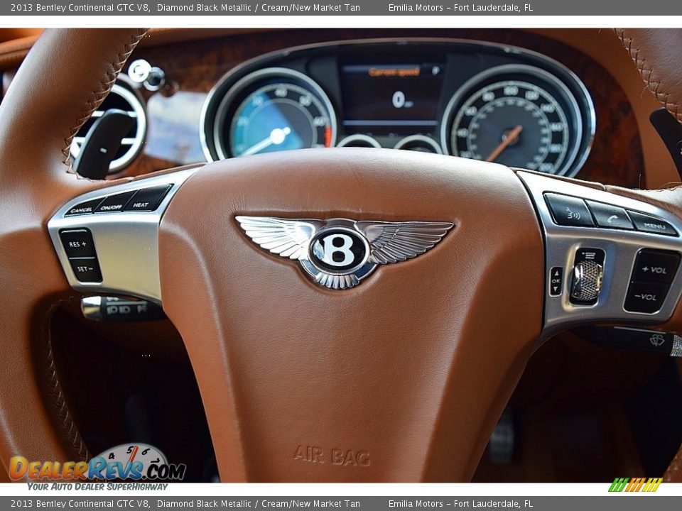 2013 Bentley Continental GTC V8  Steering Wheel Photo #52