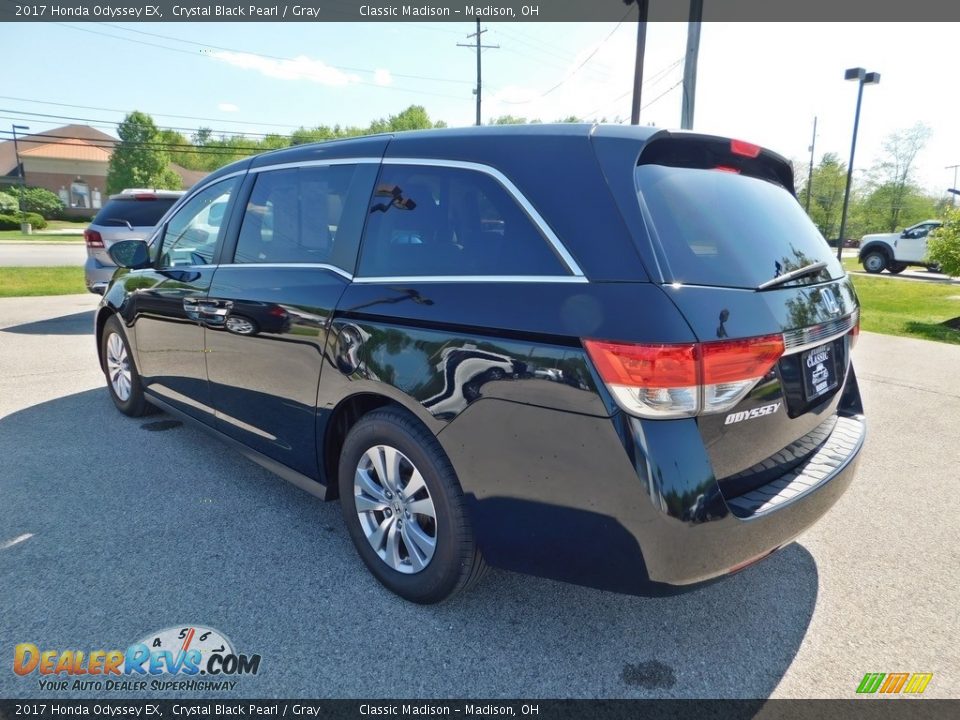 2017 Honda Odyssey EX Crystal Black Pearl / Gray Photo #7