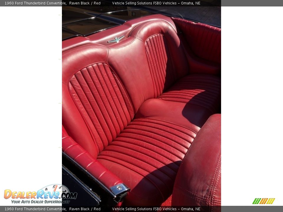 Rear Seat of 1960 Ford Thunderbird Convertible Photo #15