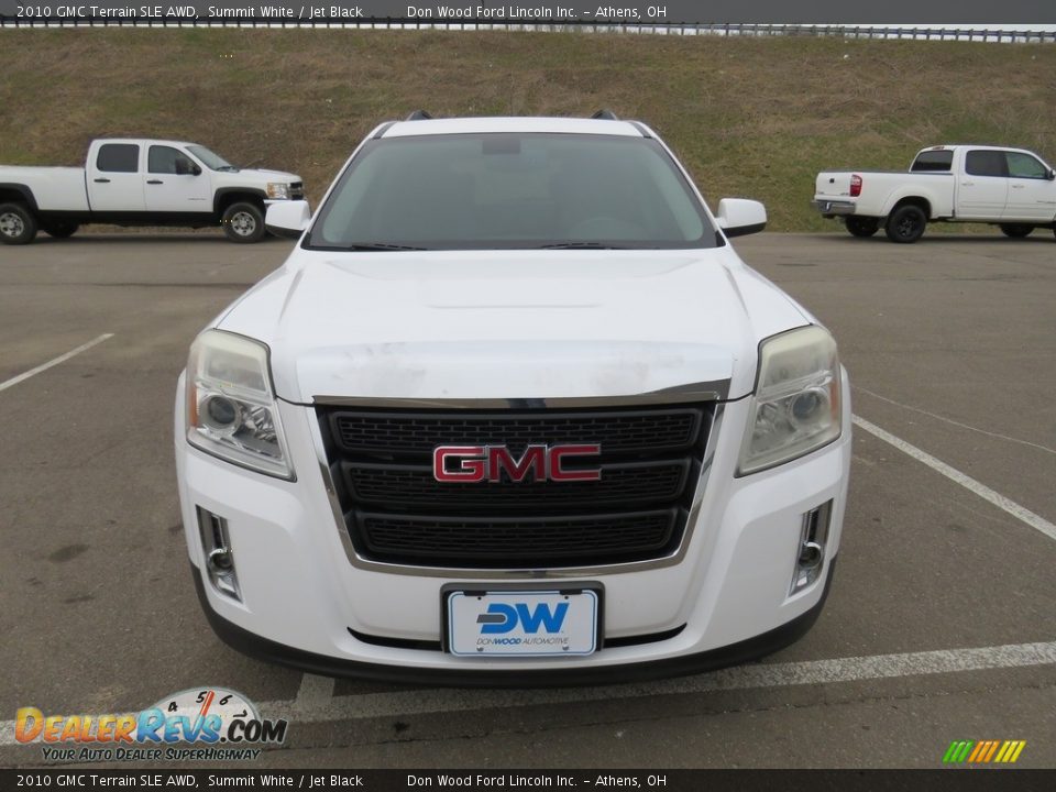 2010 GMC Terrain SLE AWD Summit White / Jet Black Photo #4