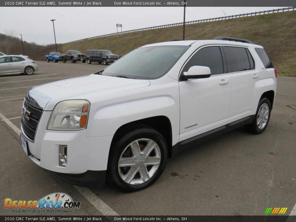 2010 GMC Terrain SLE AWD Summit White / Jet Black Photo #7