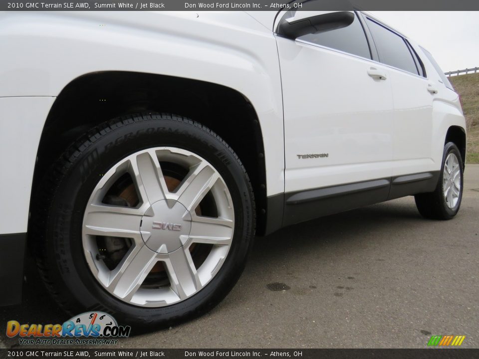 2010 GMC Terrain SLE AWD Summit White / Jet Black Photo #8