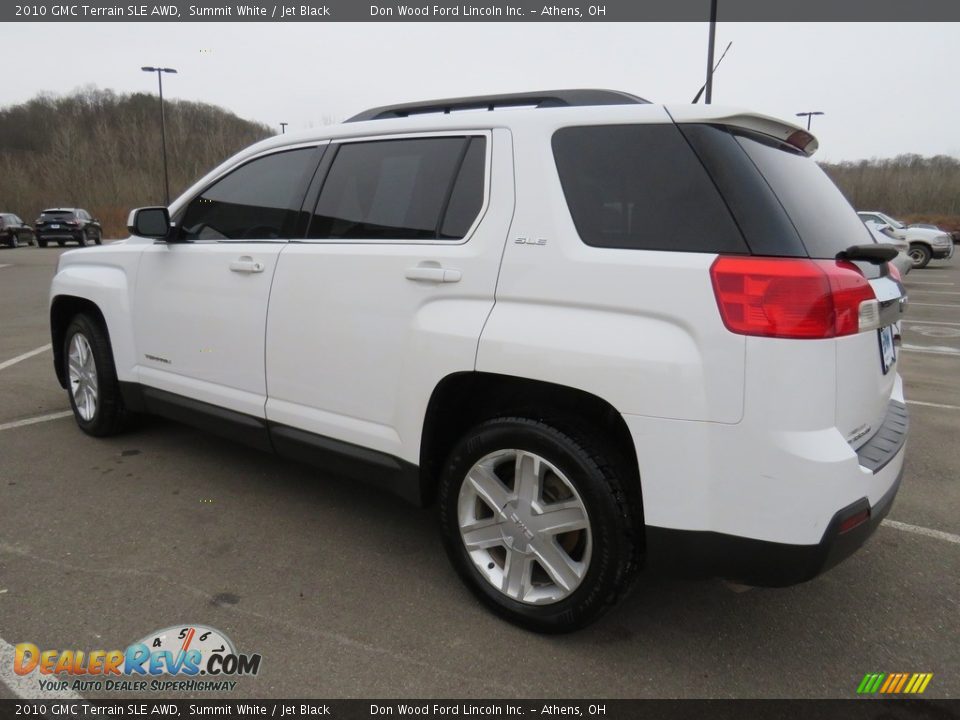 2010 GMC Terrain SLE AWD Summit White / Jet Black Photo #9