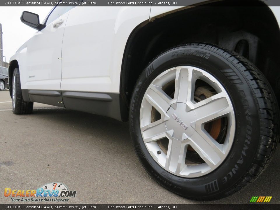 2010 GMC Terrain SLE AWD Summit White / Jet Black Photo #10