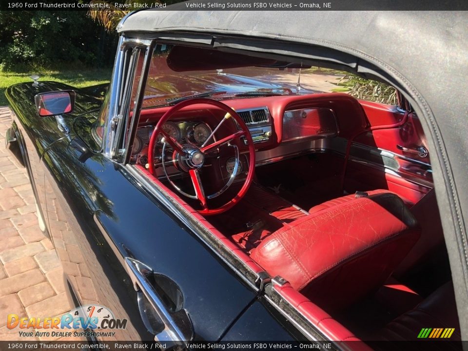 Red Interior - 1960 Ford Thunderbird Convertible Photo #25