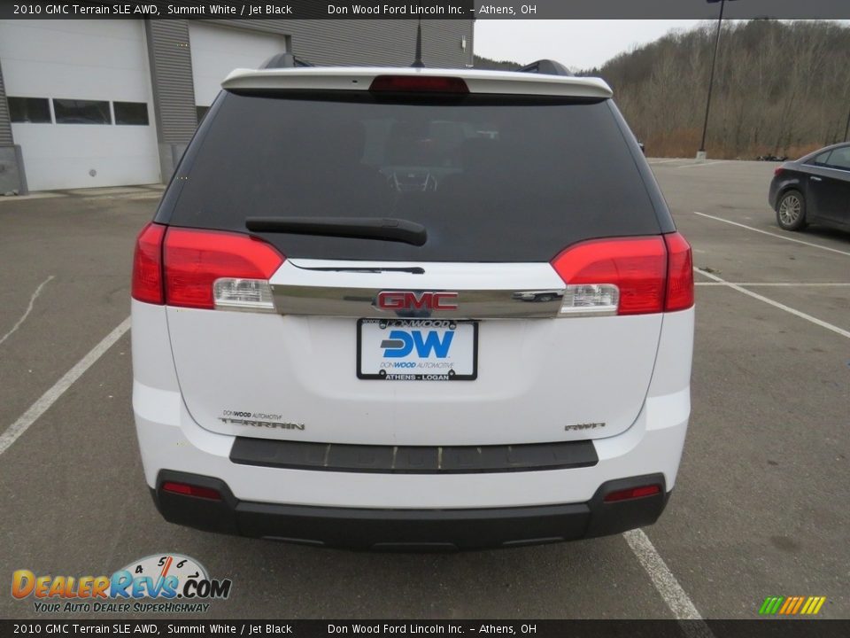 2010 GMC Terrain SLE AWD Summit White / Jet Black Photo #11