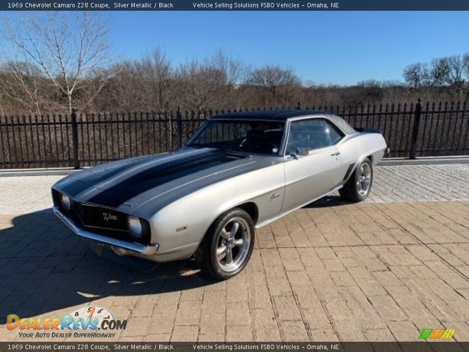 1969 Chevrolet Camaro Z28 Coupe Silver Metallic / Black Photo #1