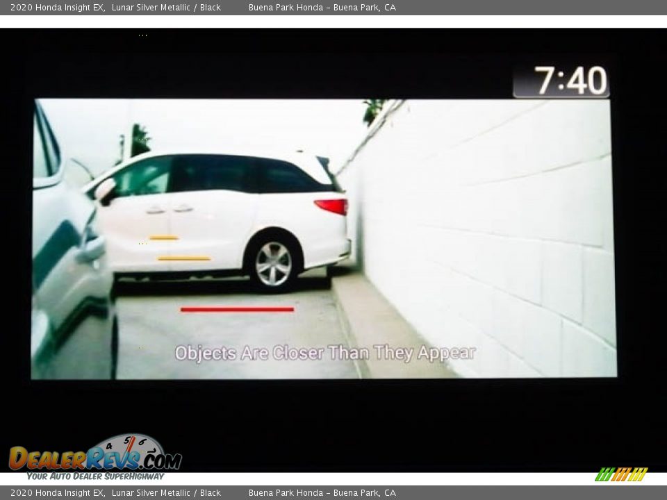 2020 Honda Insight EX Lunar Silver Metallic / Black Photo #15