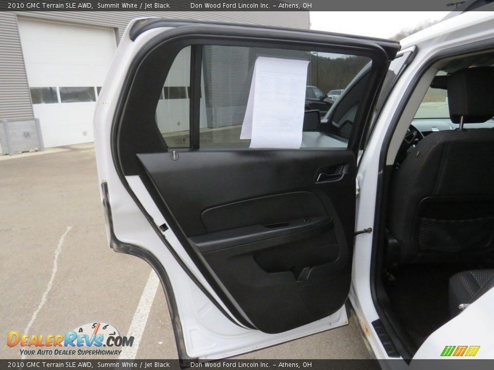 2010 GMC Terrain SLE AWD Summit White / Jet Black Photo #18