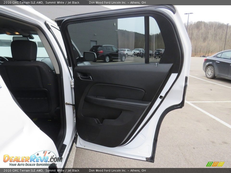 2010 GMC Terrain SLE AWD Summit White / Jet Black Photo #20