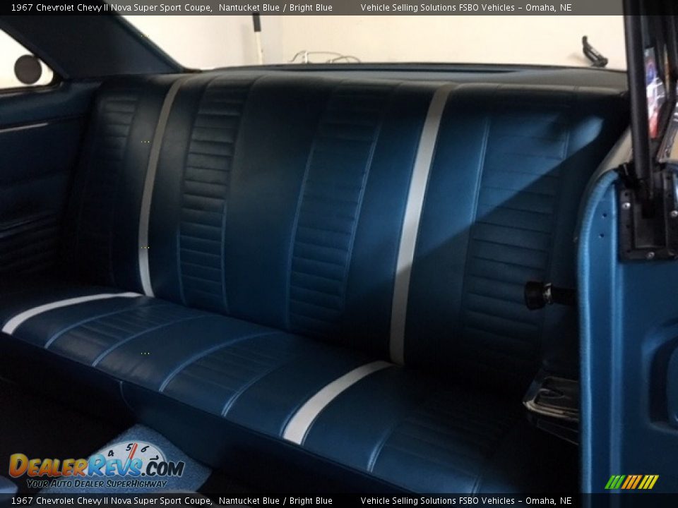 Rear Seat of 1967 Chevrolet Chevy II Nova Super Sport Coupe Photo #3