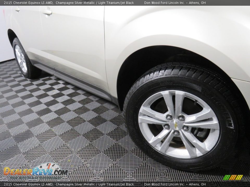 2015 Chevrolet Equinox LS AWD Champagne Silver Metallic / Light Titanium/Jet Black Photo #3