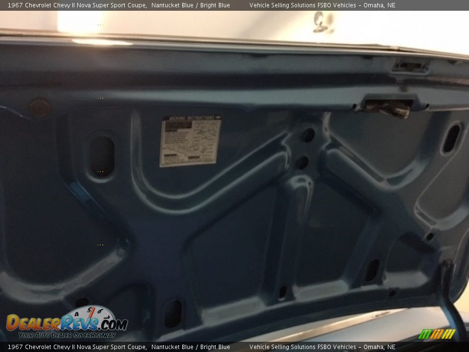 1967 Chevrolet Chevy II Nova Super Sport Coupe Trunk Photo #11