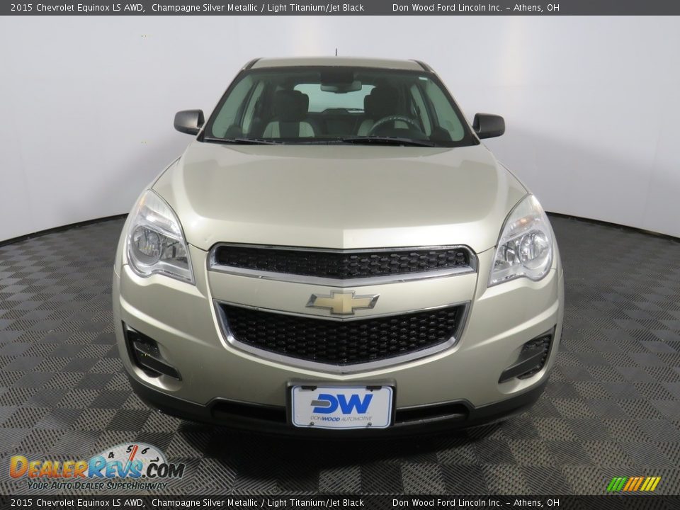 2015 Chevrolet Equinox LS AWD Champagne Silver Metallic / Light Titanium/Jet Black Photo #4
