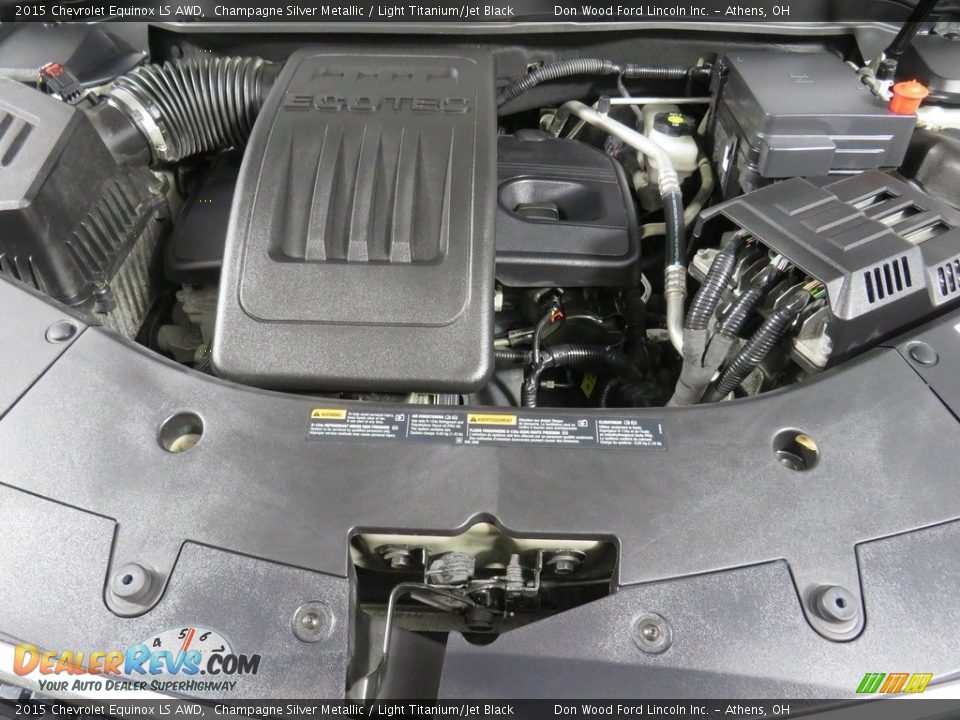 2015 Chevrolet Equinox LS AWD Champagne Silver Metallic / Light Titanium/Jet Black Photo #6