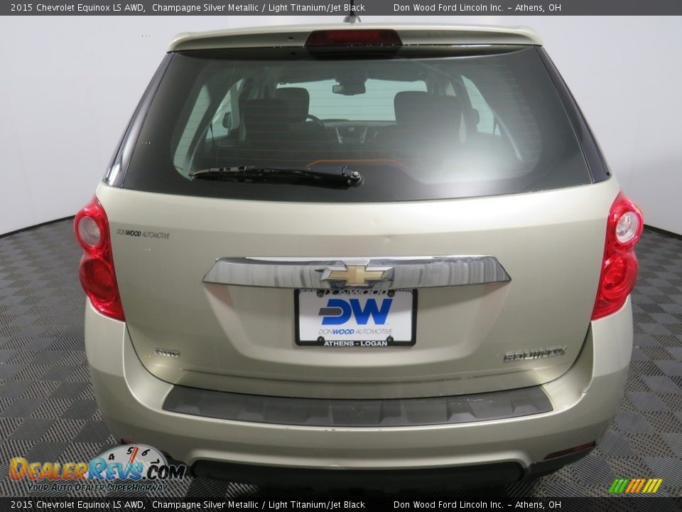 2015 Chevrolet Equinox LS AWD Champagne Silver Metallic / Light Titanium/Jet Black Photo #11