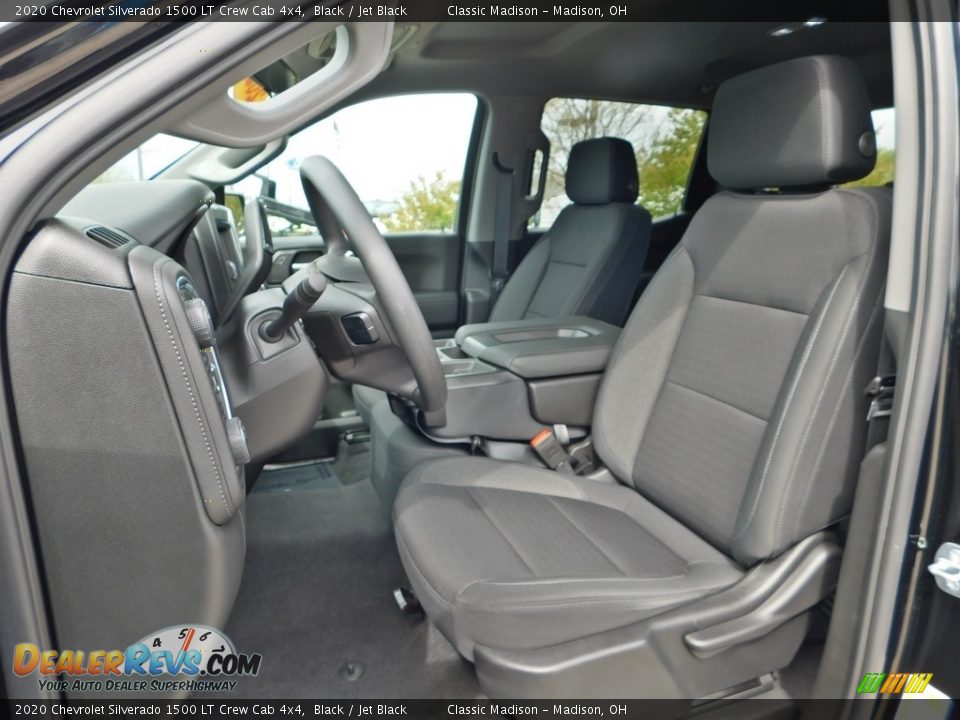 2020 Chevrolet Silverado 1500 LT Crew Cab 4x4 Black / Jet Black Photo #2