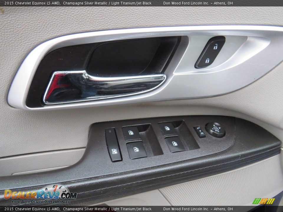 2015 Chevrolet Equinox LS AWD Champagne Silver Metallic / Light Titanium/Jet Black Photo #17