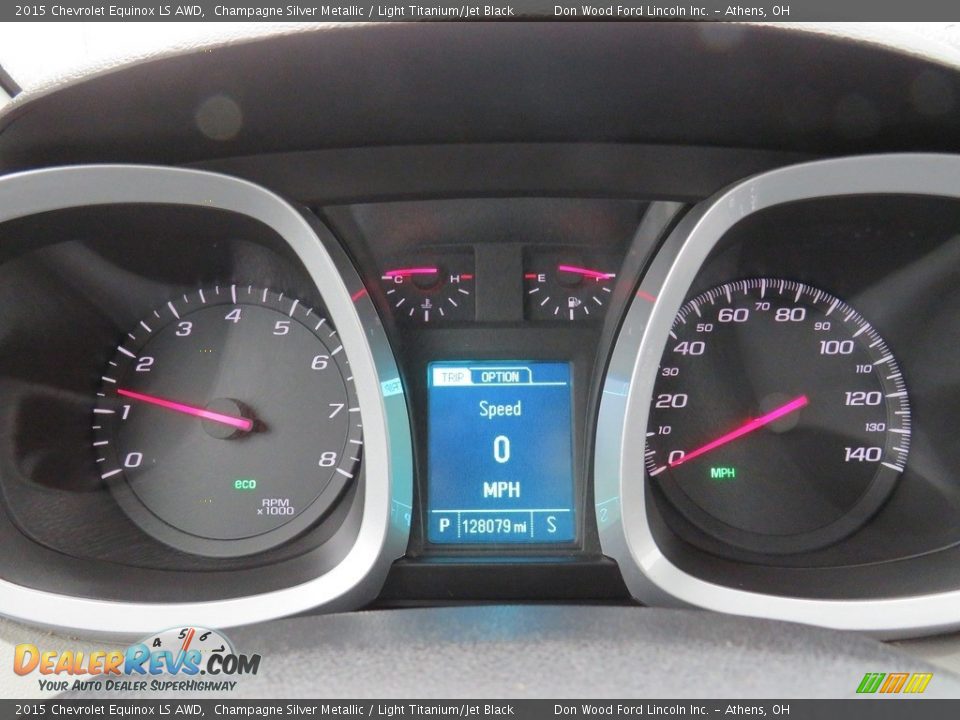 2015 Chevrolet Equinox LS AWD Champagne Silver Metallic / Light Titanium/Jet Black Photo #19