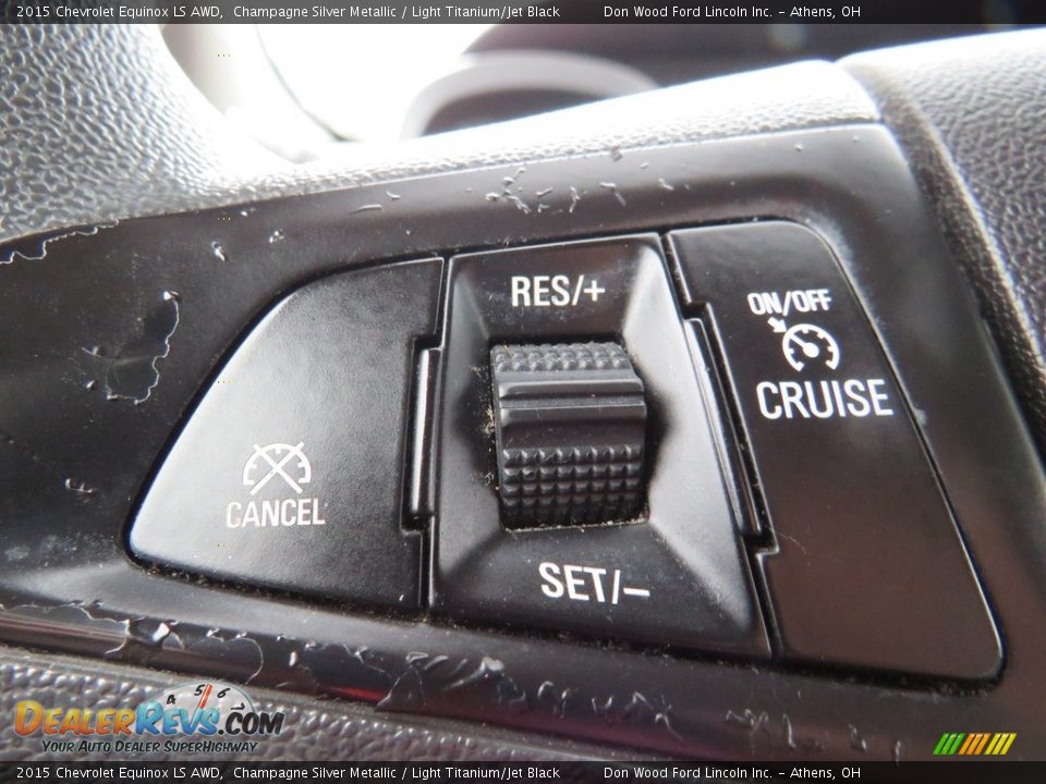 2015 Chevrolet Equinox LS AWD Champagne Silver Metallic / Light Titanium/Jet Black Photo #22