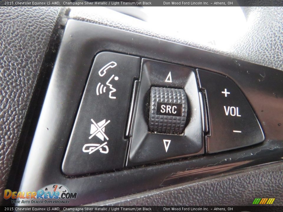 2015 Chevrolet Equinox LS AWD Champagne Silver Metallic / Light Titanium/Jet Black Photo #23