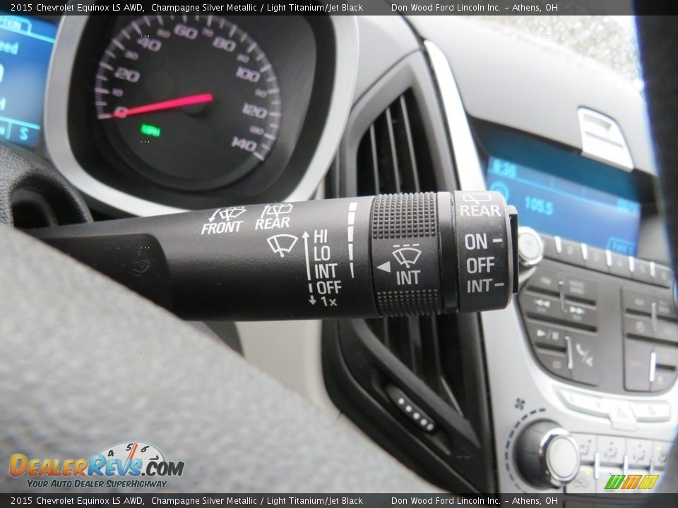 2015 Chevrolet Equinox LS AWD Champagne Silver Metallic / Light Titanium/Jet Black Photo #24