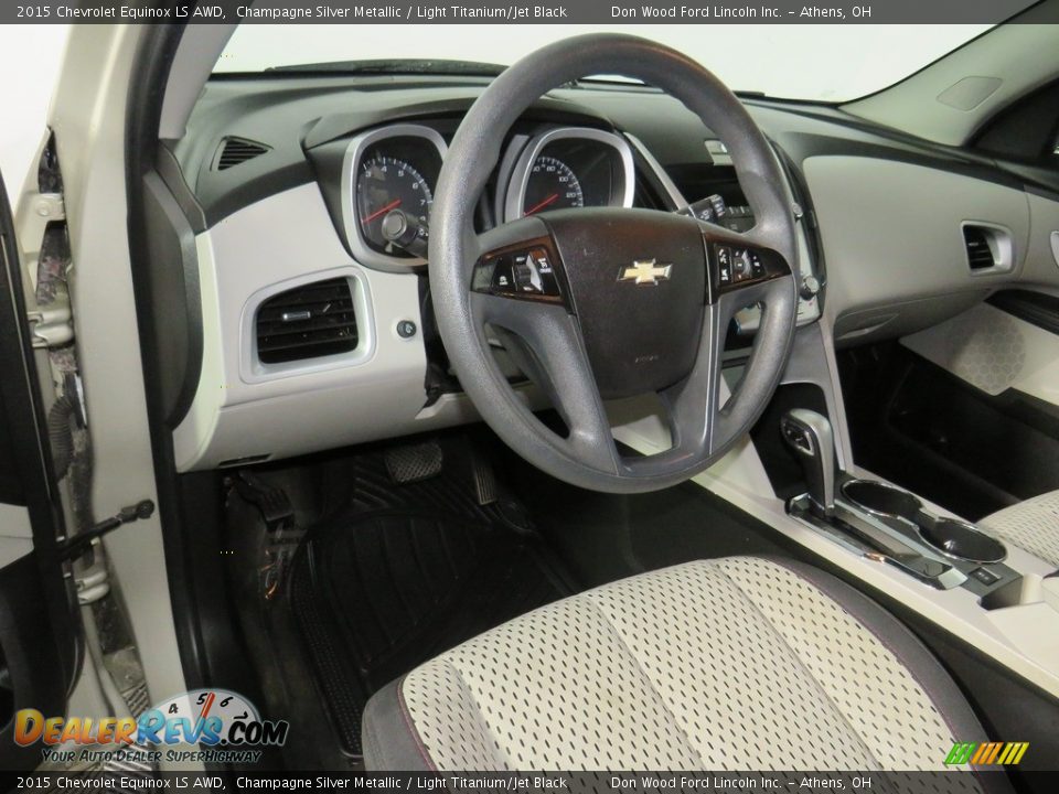 2015 Chevrolet Equinox LS AWD Champagne Silver Metallic / Light Titanium/Jet Black Photo #28