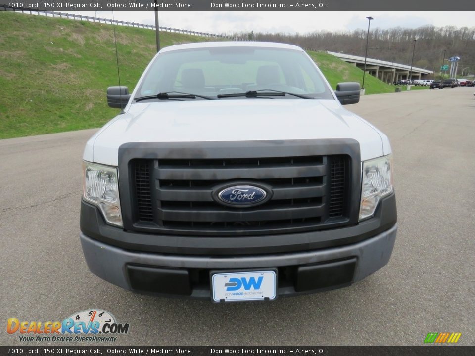 2010 Ford F150 XL Regular Cab Oxford White / Medium Stone Photo #4