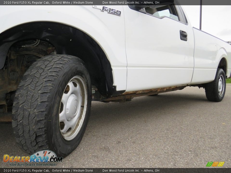 2010 Ford F150 XL Regular Cab Oxford White / Medium Stone Photo #8