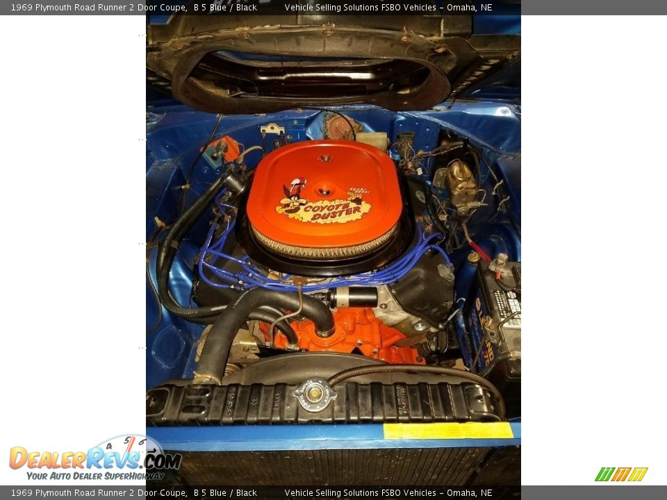 1969 Plymouth Road Runner 2 Door Coupe 426 Hemi V8 Engine Photo #6