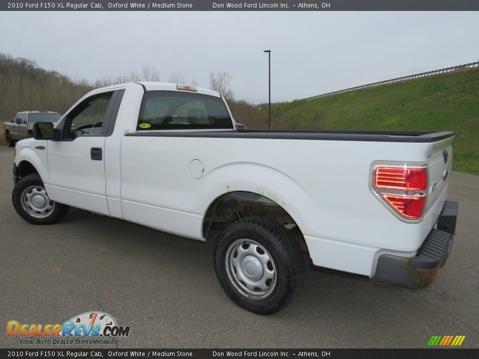2010 Ford F150 XL Regular Cab Oxford White / Medium Stone Photo #9