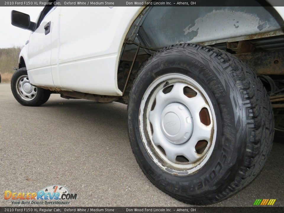2010 Ford F150 XL Regular Cab Oxford White / Medium Stone Photo #10