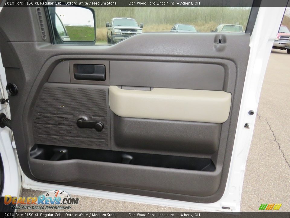 2010 Ford F150 XL Regular Cab Oxford White / Medium Stone Photo #18