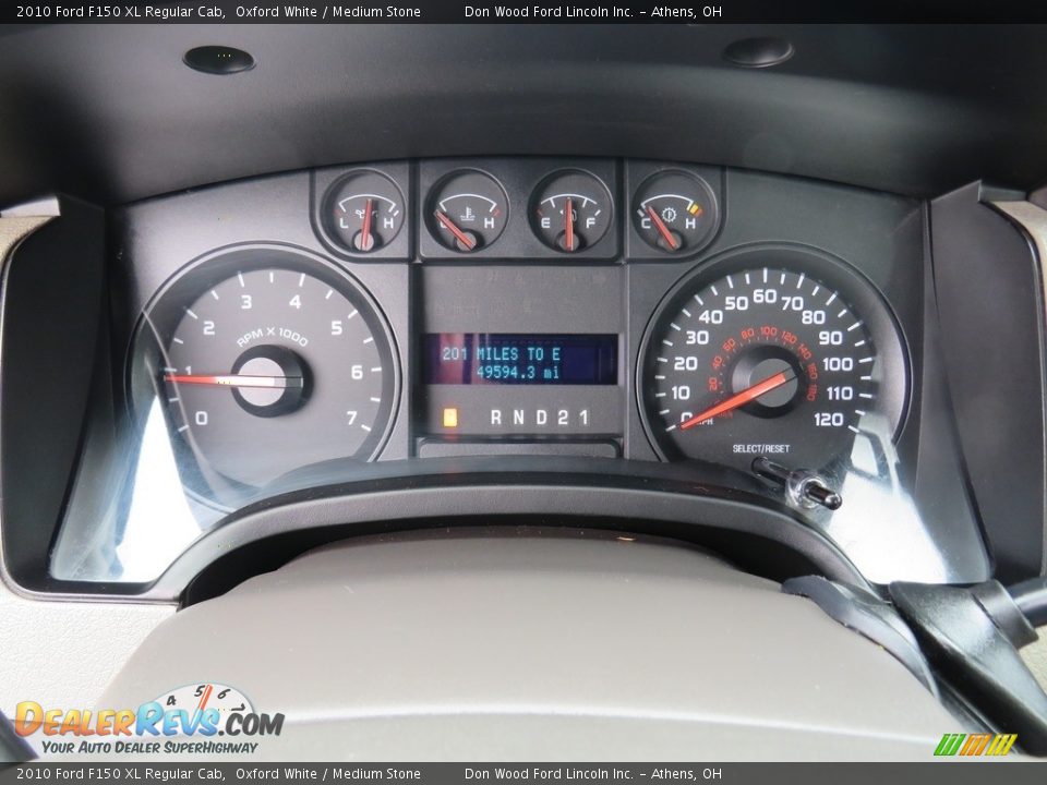 2010 Ford F150 XL Regular Cab Oxford White / Medium Stone Photo #21