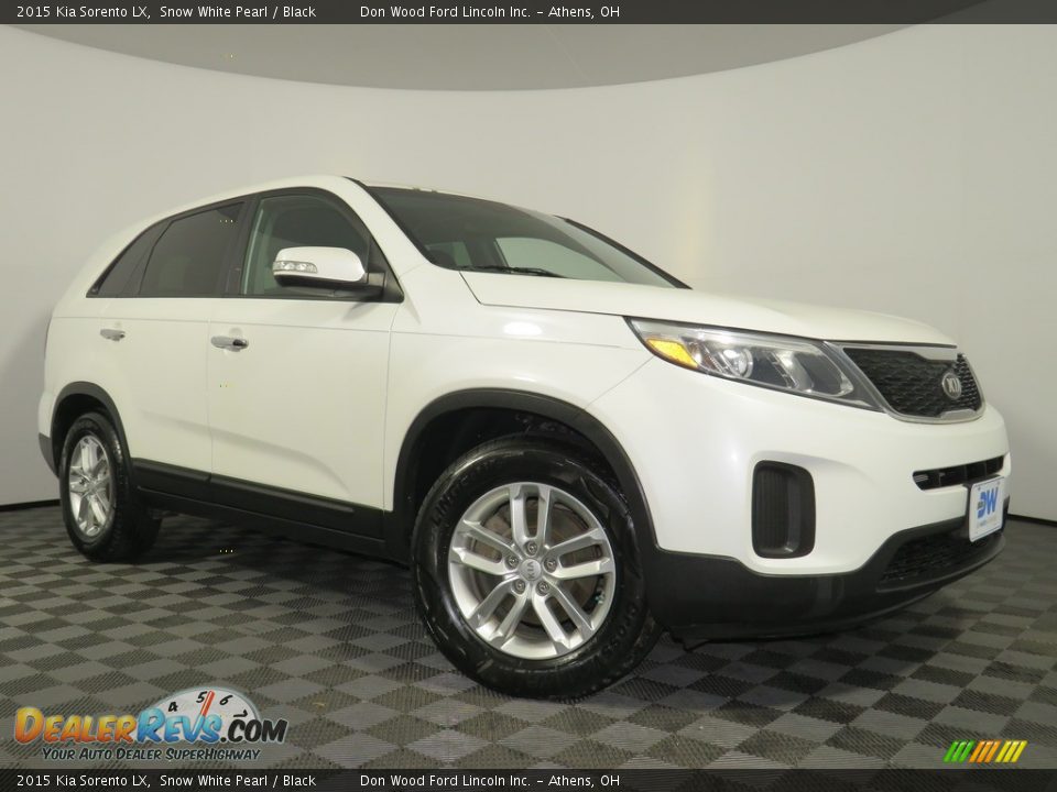 2015 Kia Sorento LX Snow White Pearl / Black Photo #1