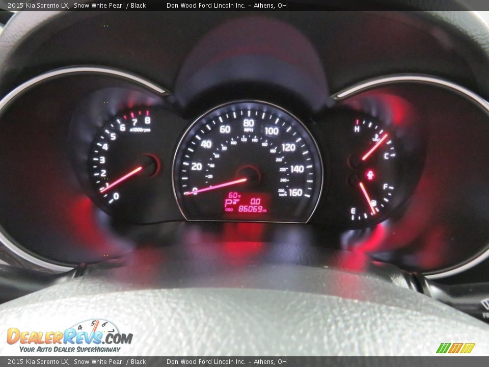 2015 Kia Sorento LX Snow White Pearl / Black Photo #28