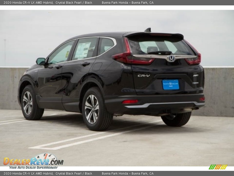 2020 Honda CR-V LX AWD Hybrid Crystal Black Pearl / Black Photo #2